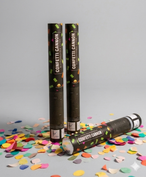 Cannone spara coriandoli biodegradabili